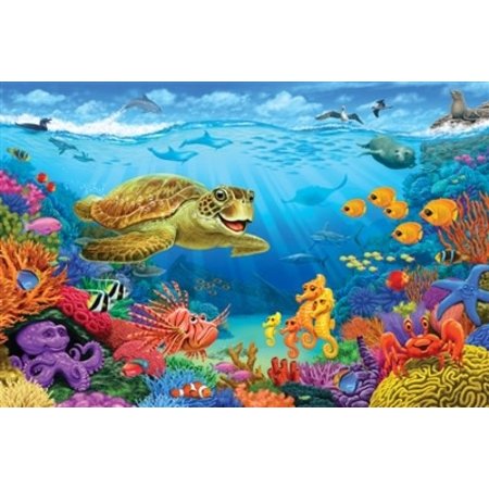 Ocean Reef Floor Puzzle 36pc
