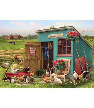 The Happy Hen House Puzzle 1000pc