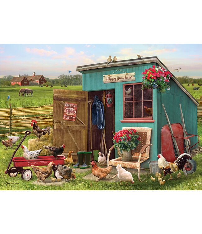 The Happy Hen House Puzzle 1000pc