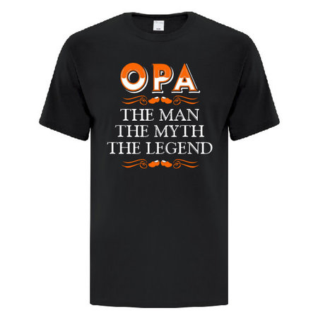 OPA THE MAN THE MYTH THE LEGEND (Black) Shirt