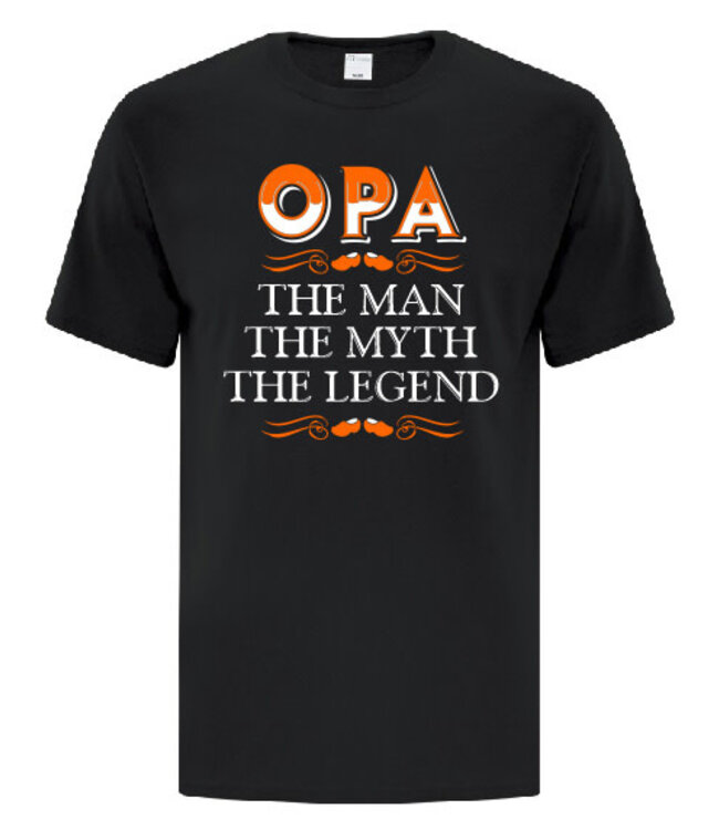 OPA THE MAN THE MYTH THE LEGEND (Black) Shirt