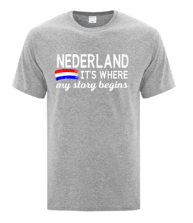 Nederland It's Where My Story Begins Shirt