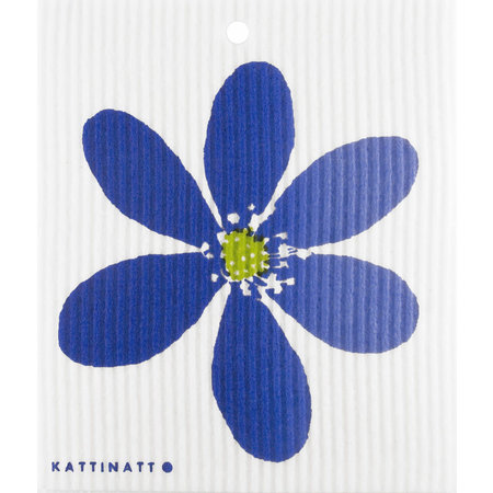 Anemone Blue Swedish Dishcloths