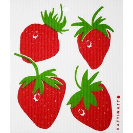 Strawberries Swedish Dishcloths