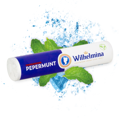 Fortuin Wilhelmina Peppermint Roll 40g