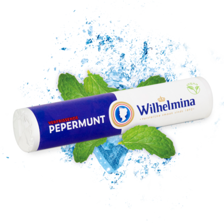 Fortuin Wilhelmina Peppermint Roll 40g