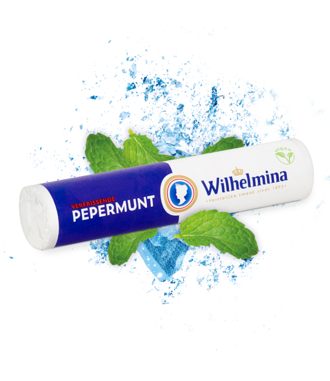 Fortuin Wilhelmina Peppermint Roll 40g