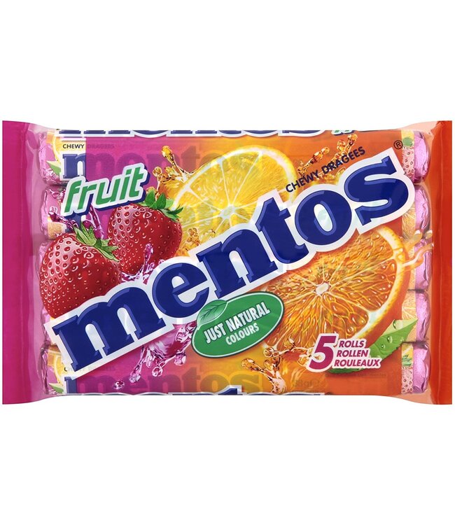 Mentos Fruit 5pk 188g