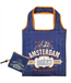 Amsterdam Foldable Shopping Bag (Blue)