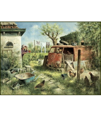 Marius van Dokkum Chicken Coop Puzzle 1000pc