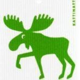 Moose Green Swedish Dishcloths