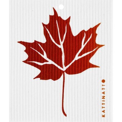 Red Maple Leaf Swedish Dishcloths