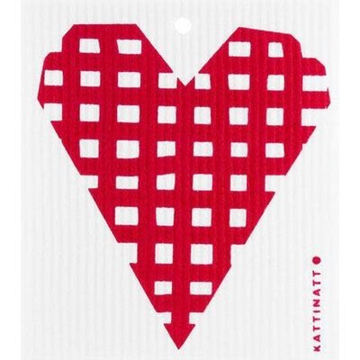 Red Heart Lattice Swedish Dishcloths