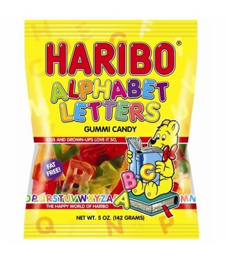 Haribo Alphabet Letters