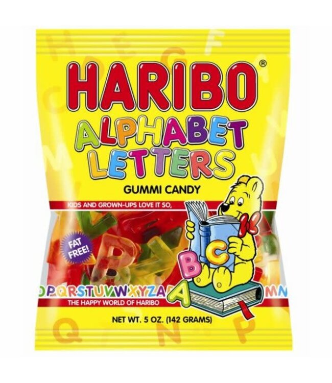 Haribo Alphabet Letters