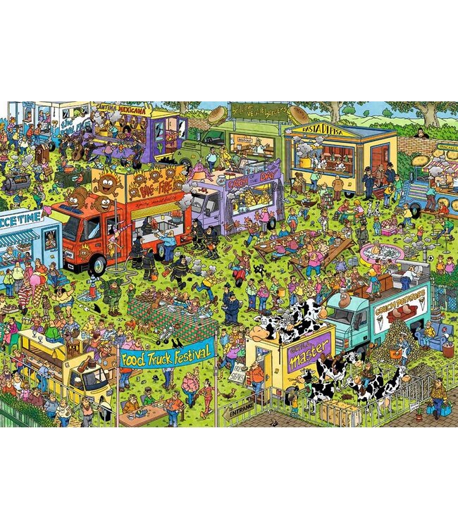 Food Truck Festival Puzzle 1500pc