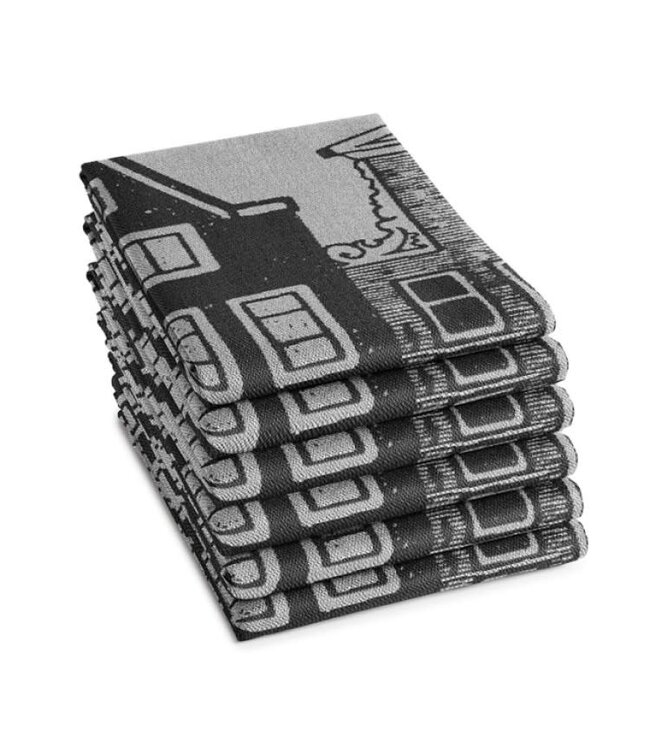 TEA  Towel Canal Black  DDDDD