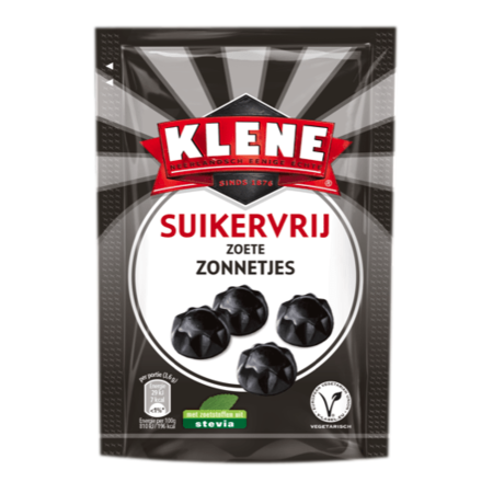 Klene Zonnetjes Sweet Licorice Sugar Free