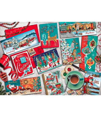 Mid Mod Season's Greetings Puzzle 1000pc