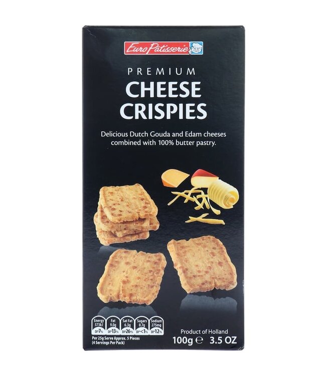 Euro Patisserie Cheese Crispies 100g