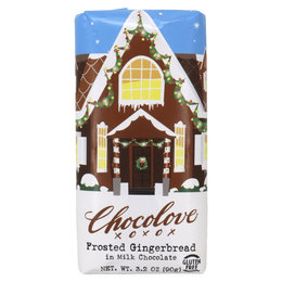Chocolove Frosted Gingerbread Milk Chocolate 90g