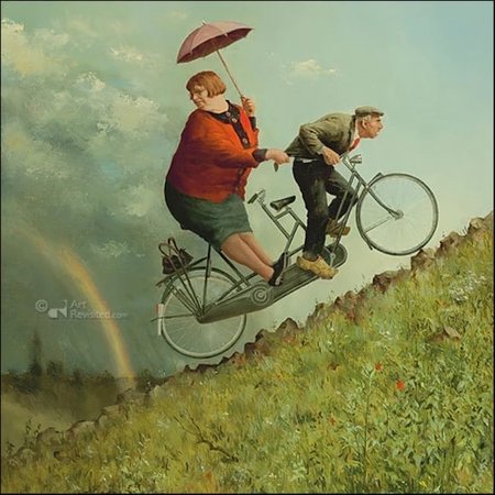 Marius van Dokkum Tandem Puzzle 990pc