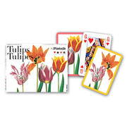 Double Deck Playing Cards - Tulips