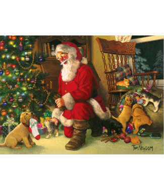 Santa's Lucky Stocking Family Puzzle 350pc