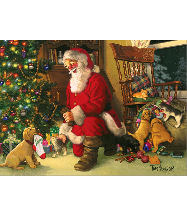Santa's Lucky Stocking Family Puzzle 350pc