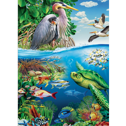 Earth Day Family Puzzle 350pc