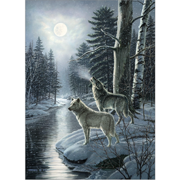 Wolves by Moonlight Puzzle 1000pc