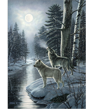 Wolves by Moonlight Puzzle 1000pc