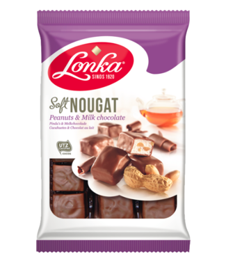 SP:Lonka Soft Nougat Peanut & Milk Chocolate 220g