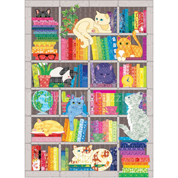 Rainbow Cat Quilt Puzzle 1000pc