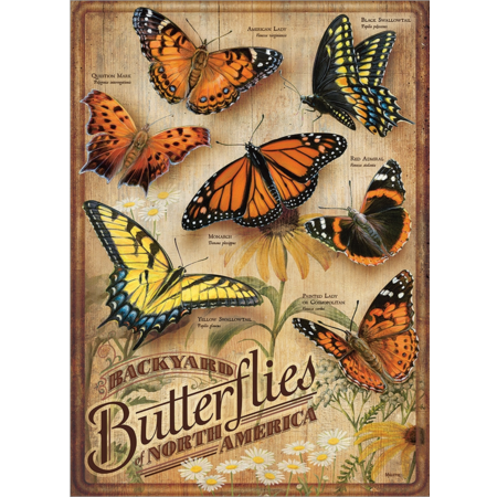 Backyard Butterflies Puzzle 500pc