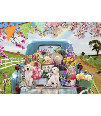 Country Truck in Spring Puzzle 500pc