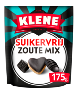 Klene Salty Licorice Mix Sugar Free 175g