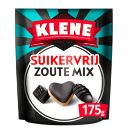Klene Salty  Licorice Mix Sugar Free 175g