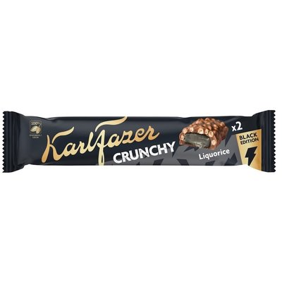 Fazer Crunchy Sweet Licorice Chocolate Bar 55g
