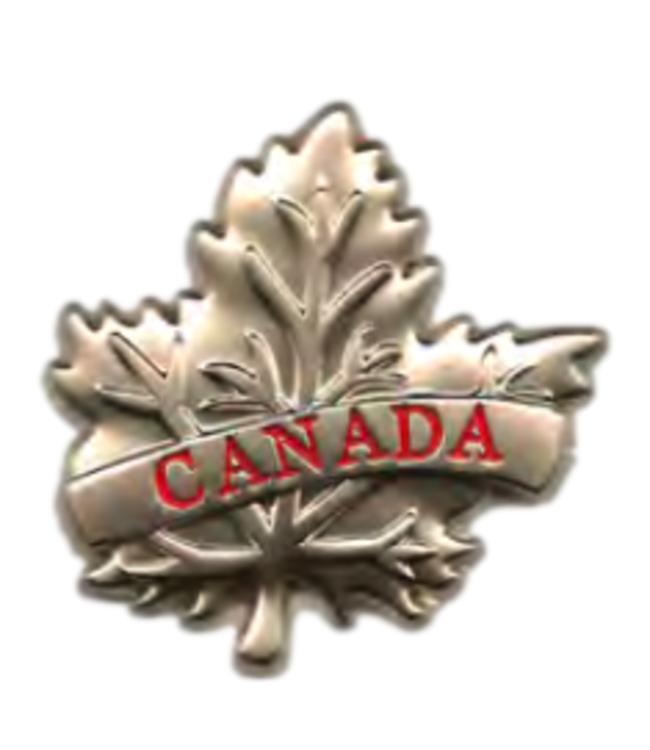 Canada Flag Magnet - Silver