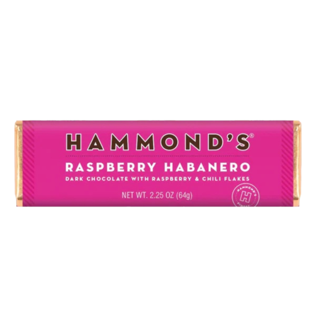 Hammond's Raspberry Habanero Dark Chocolate Bar