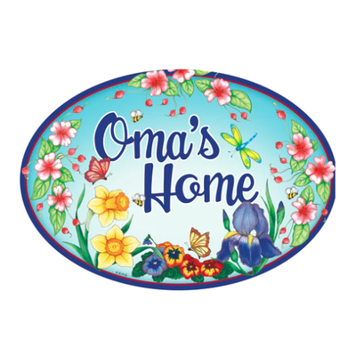 Oma's Home Ceramic Welcome Sign