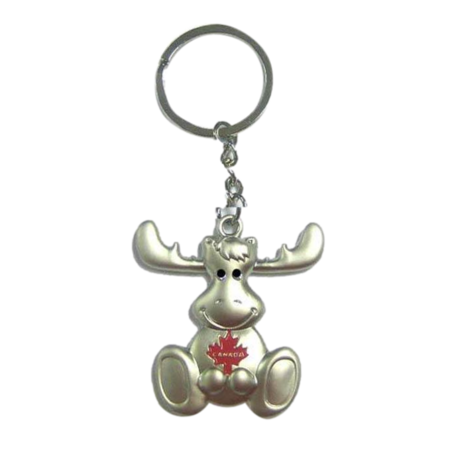 Canada Moose Keychain - Pewter