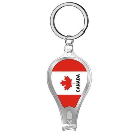 Canada Flag Nail Clipper Keychain