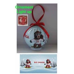 Canada Bear Ornament - Ball