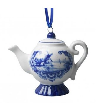 Teapot - Delft Blue Christmas Ornament Teapot - Delft Blue Christmas Ornament