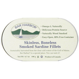 Bar Harbor Boneless Smoked Sardines 190g