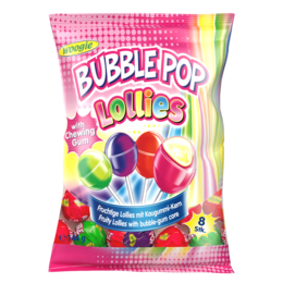 Woogie Bubble Pop Lollis 144g