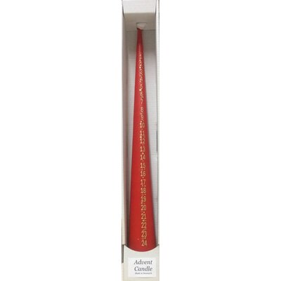 Red Advent Candle from Denmark