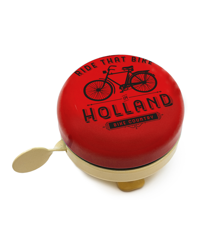 Ride That Bike Holland  Bike Bell Red